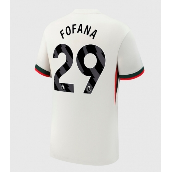 Chelsea Wesley Fofana #29 Maglia Gara Trasferta Repliche 2025-26 Maniche Corte